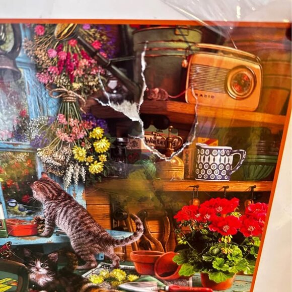 Puzzles 1000 Pieces , Cat Puzzle with Letters on Back,75X50cm - Picture 2 of 3